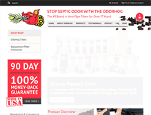 Tablet Screenshot of odorhog.com
